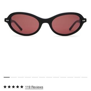 Crap Eyewear Marquee Rox Black Frame with Pink Lenses Sunglasses- sold out.